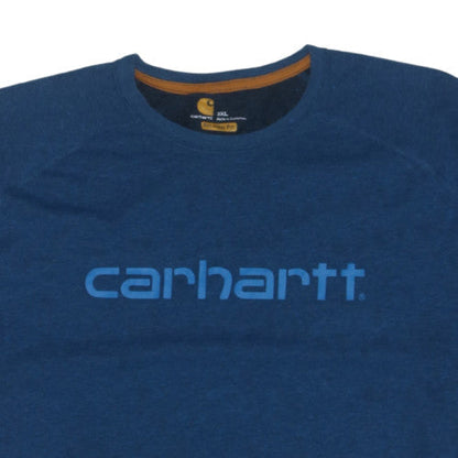 Carhartt Men's Blue Relaxed Fit 3XL Graphic Logo T-Shirt