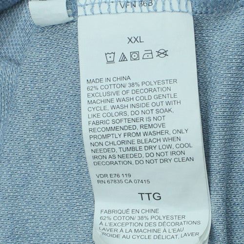 Nautica Men's Blue Classic Fit Performance Polo Shirt XXL