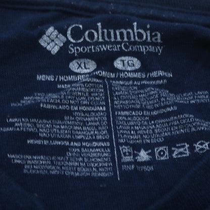 Columbia Men's Navy Blue Graphic Print Crew Neck T-Shirt XL