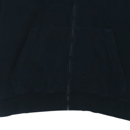 Nike Mens Black 2XL Full Zip Hoodie Fleece Sportswear