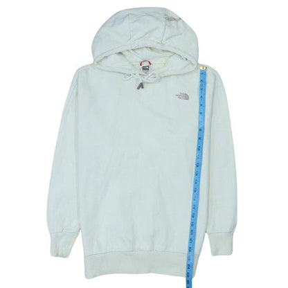 The North Face Womens White Small Pullover Hoodie 100% Cotton