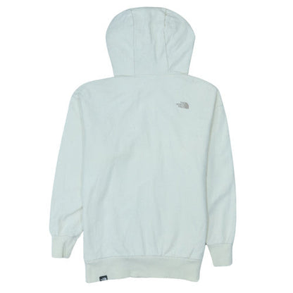 The North Face Womens White Small Pullover Hoodie 100% Cotton