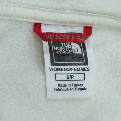 The North Face Womens White Small Pullover Hoodie 100% Cotton
