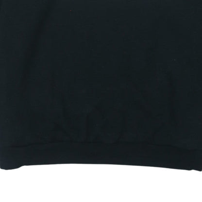 Adidas Mens Black 3XL Pullover Hoodie with Logo Print