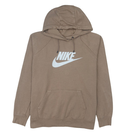 Nike Men’s Brown XL Pullover Hoodie with Logo Print