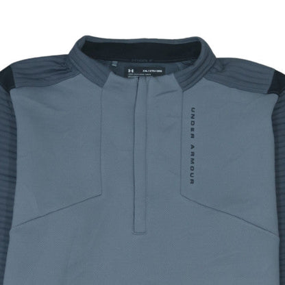 Under Armour Men’s Grey 2XL Pullover ColdGear Golf Sweatshirt