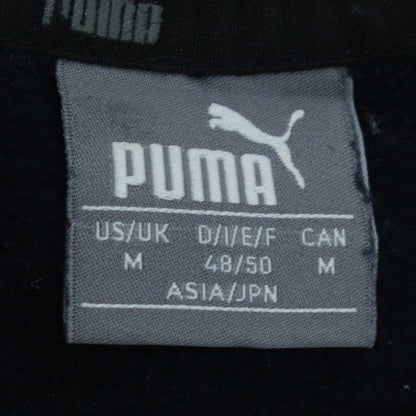 Puma Boys Black Crew Neck Sweatshirt Medium Logo Pullover