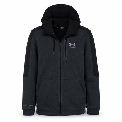 Under Armour Men's Black Small Full Zip Hoodie Fleece Sportswear