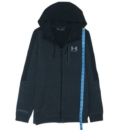 Under Armour Men's Black Small Full Zip Hoodie Fleece Sportswear
