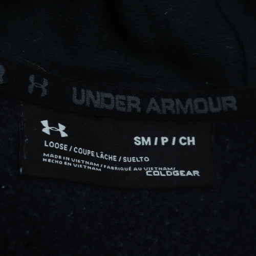 Under Armour Men's Black Small Full Zip Hoodie Fleece Sportswear