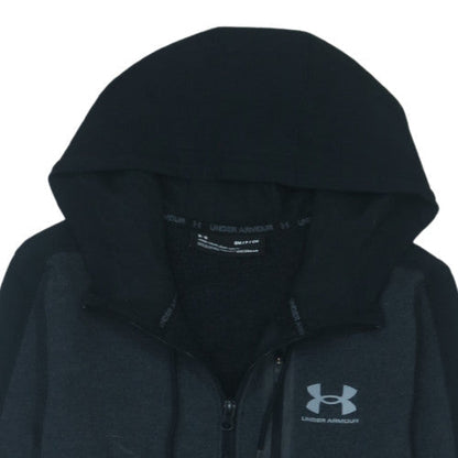Under Armour Men's Black Small Full Zip Hoodie Fleece Sportswear