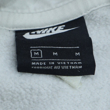 Nike Men's White Pullover Hoodie Medium Fleece Sportswear