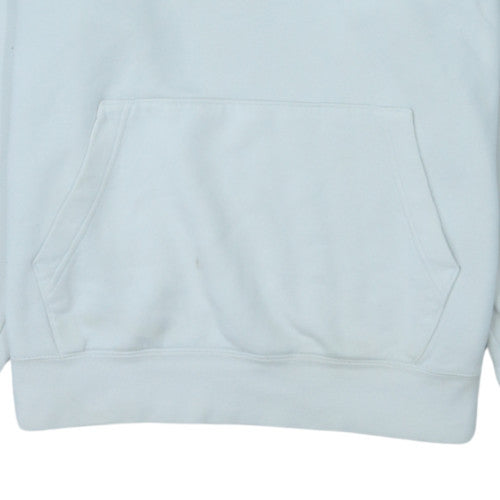 Nike Men's White Pullover Hoodie Medium Fleece Sportswear