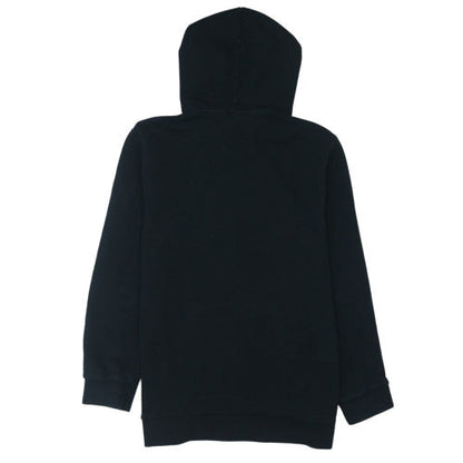 Adidas Mens Black Pullover Hoodie M Logo Fleece Sweatshirt