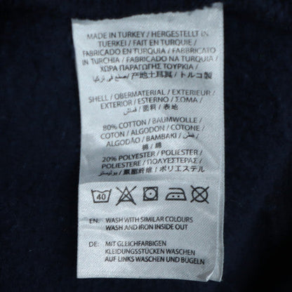 GANT Men’s Blue Full Zip Hoodie M Logo Design Cotton Blend