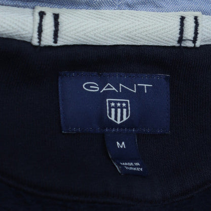GANT Men’s Blue Full Zip Hoodie M Logo Design Cotton Blend