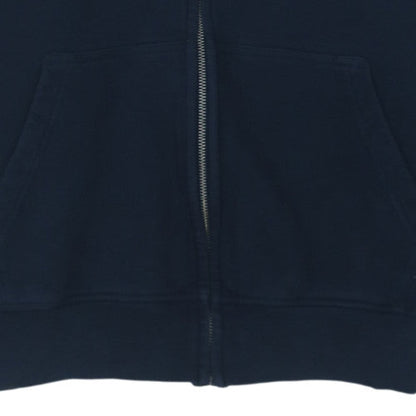 GANT Men’s Blue Full Zip Hoodie M Logo Design Cotton Blend
