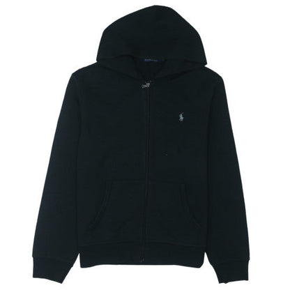 Ralph Lauren Men's Black XL Full Zip Hoodie Sweatshirt