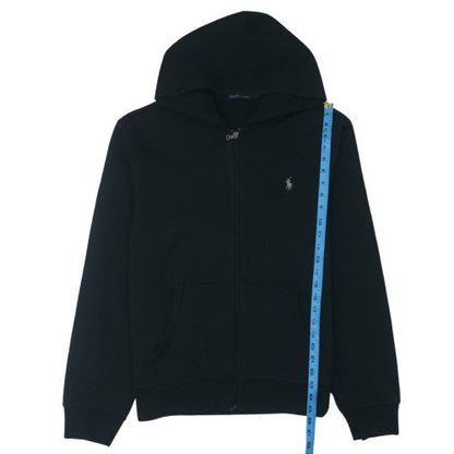 Ralph Lauren Men's Black XL Full Zip Hoodie Sweatshirt