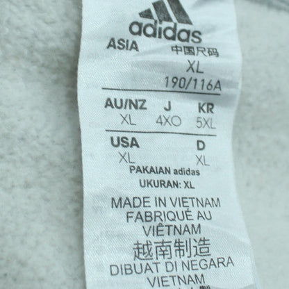 Adidas Mens Grey XL Pullover Sweatshirt Crew Neck Sports Top