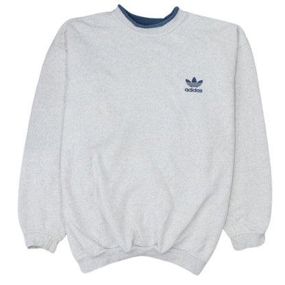 Adidas Men's Grey XL Crew Neck Pullover Sweatshirt