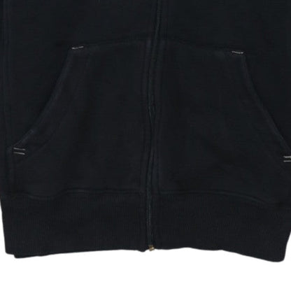 Napapijri Men's Black Full Zip Hoodie Size M Outdoor Fleece