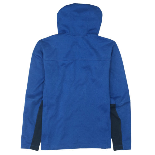 The North Face Men's Blue Full Zip Hooded Fleece Jacket M