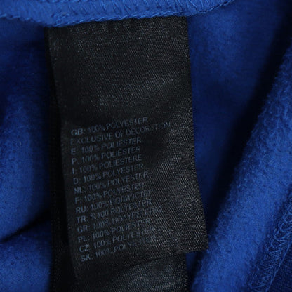 The North Face Men's Blue Full Zip Hooded Fleece Jacket M