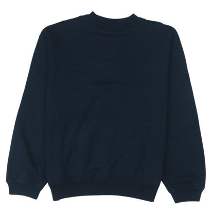 Reebok Men's Blue Pullover Sweatshirt M Embroidered Athletic Department