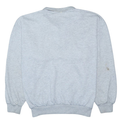 Nike Men's Grey 1/4 Zip Sports Sweatshirt M Vintage Australian Made