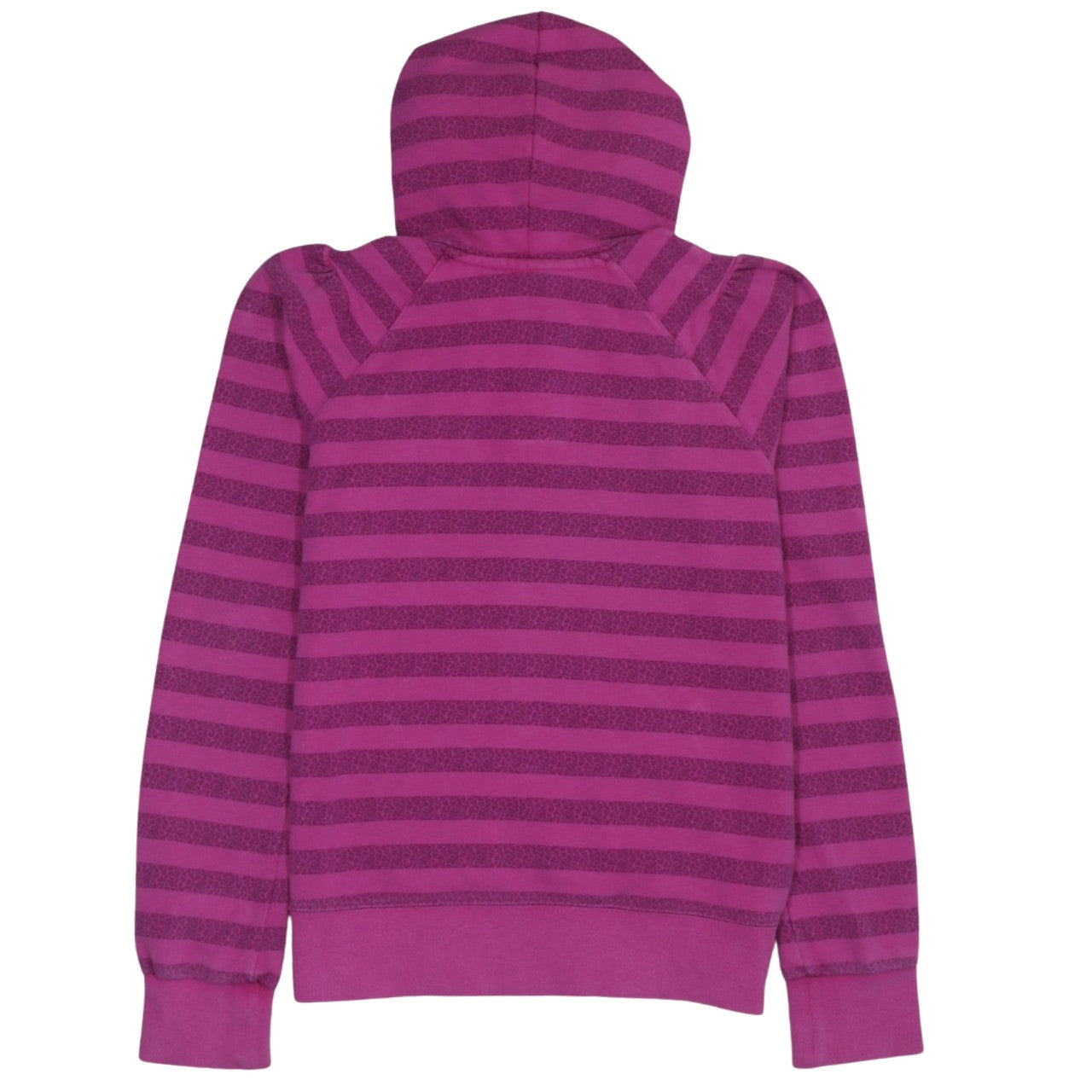 Nike Womens Pink Striped Henley Hoodie Sweatshirt XL