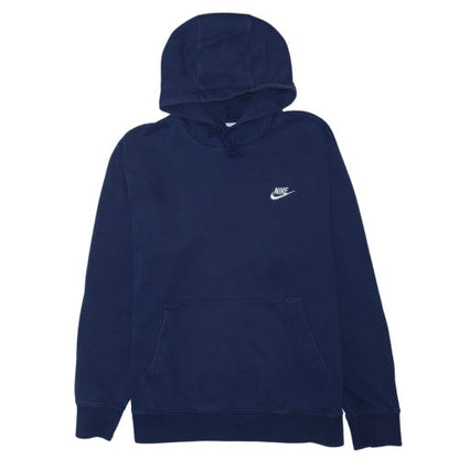 Nike Men's Blue Pullover Hoodie L Fleece Sportswear Sweatshirt