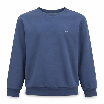 Levi's Boys Blue Crew Neck Pullover Sweatshirt M Regular Fit