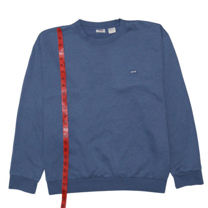 Levi's Boys Blue Crew Neck Pullover Sweatshirt M Regular Fit