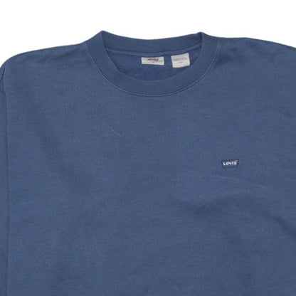 Levi's Boys Blue Crew Neck Pullover Sweatshirt M Regular Fit