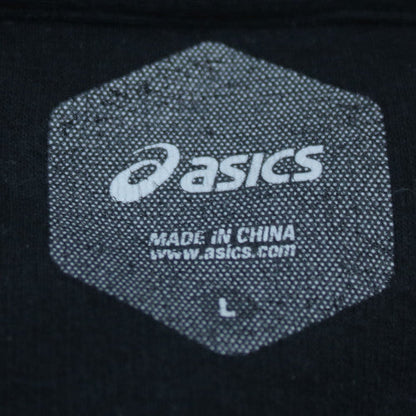 Asics Men's Black Pullover Sports Hoodie Size L