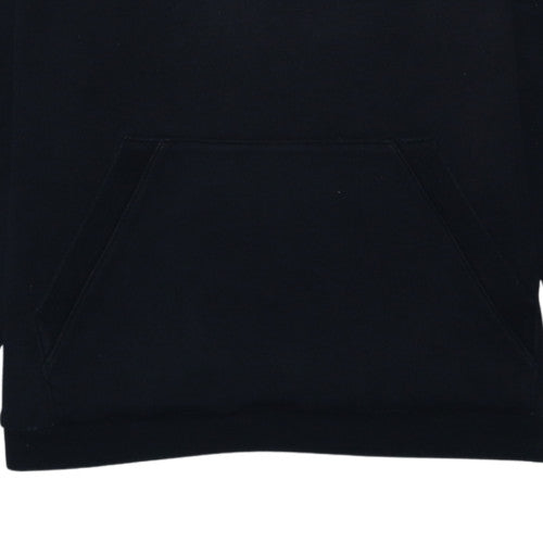 Asics Men's Black Pullover Sports Hoodie Size L