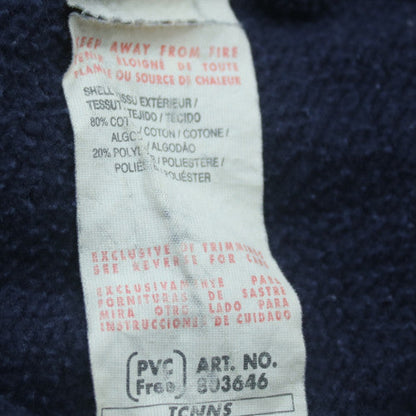 Puma Men's Blue 1/4 Zip Fleece Sweatshirt L Regular Fit
