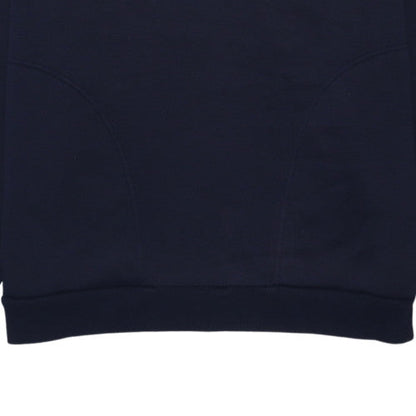 Puma Men's Blue 1/4 Zip Fleece Sweatshirt L Regular Fit