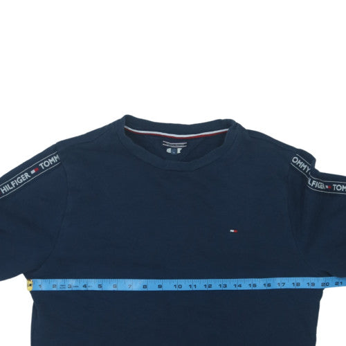 Tommy Hilfiger Men's Navy Blue Crew Neck Sweatshirt M