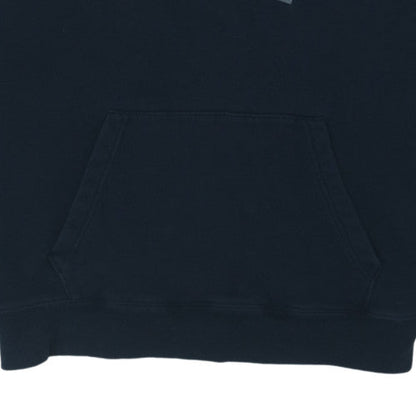 GAP Men's Black Pullover Hoodie L Logo Fleece Sweatshirt