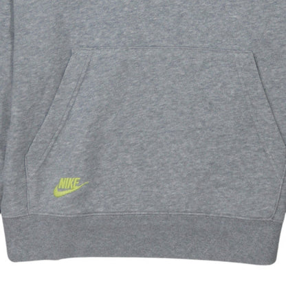 Nike Men's Grey Pullover Hoodie M Sports Fleece Sweatshirt
