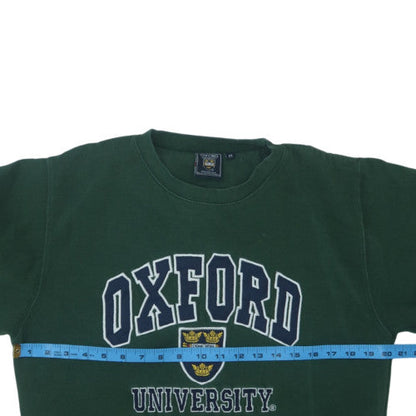 Oxford University Men’s Green Pullover Sweatshirt M Crew Neck