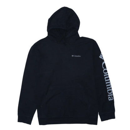 Columbia Mens Black 2XL Pullover Hoodie with Logo Sleeve