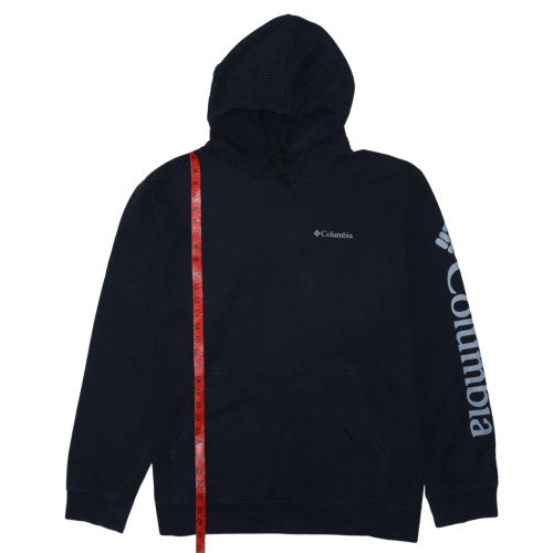 Columbia Mens Black 2XL Pullover Hoodie with Logo Sleeve