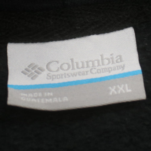 Columbia Mens Black 2XL Pullover Hoodie with Logo Sleeve