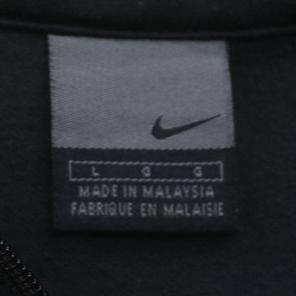 Nike Men's Black Full Zip Sweatshirt Jacket L Sports Fleece