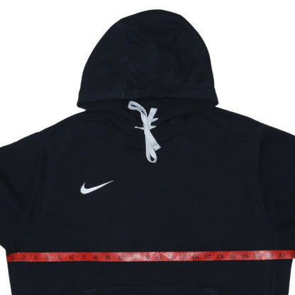 Nike Men's Black Pullover Hoodie M Regular Fit Fleece Sweatshirt