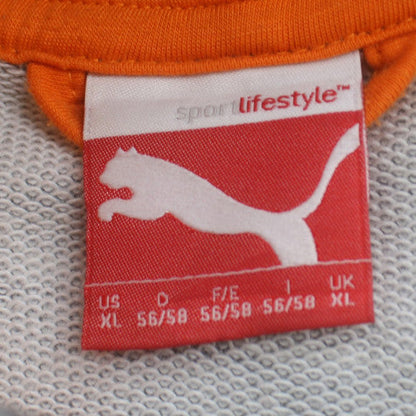 Puma Men's Grey Full Zip Hoodie XL Sportswear Sweatshirt