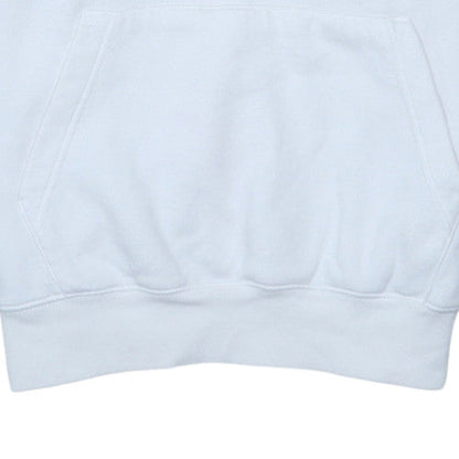 Nike Men's White Pullover Hoodie M Regular Fit Sports Fleece